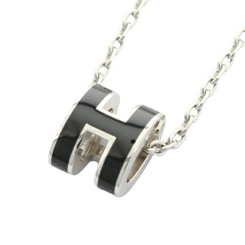 【P2倍 8/1 0時〜8/3 24時】エルメス ネックレス レディース MINI POP H ブラック HERMES H147992FP NOIR/SVのサムネイル