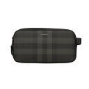 【P5倍 7/12 0時~7/13 24時】バーバリー セカンドバッグ メンズ ブラック BURBERRY 8071854 CHARCOAL