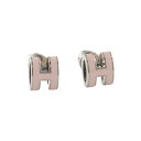 エルメス ピアス レディース MINI POP H ピンク HERMES H608002FP ROSE DRAGEE8/SV