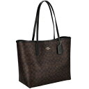コーチ アウトレット トートバッグ レディース シグネチャー シティー トート ブラウン COACH OUTLET CV976 IMXAQ ウォルナット ブラッ...