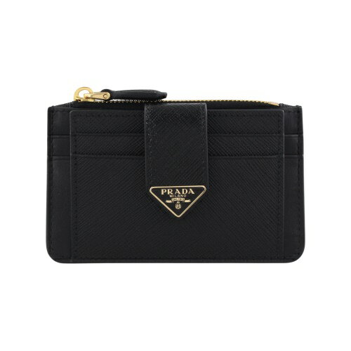 プラダ プラダ カードケース レディース サフィアーノ トライアングルロゴ ブラック PRADA 1MC038 2C7X F0002 NERO