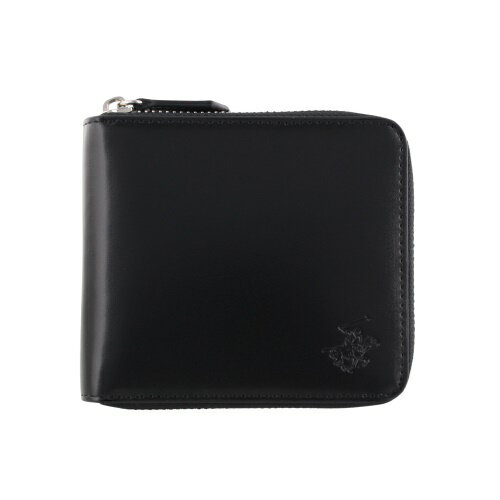 【P5倍 7/4 20時〜7/7 10時】ビバリーヒルズポロクラブ 二つ折り財布 メンズ ブラック BEVERLY HILLS POLO CLUB BHG-M1004 ブラック/ネイビー