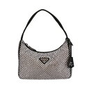 プラダ ショルダーバッグ レディース トライアングルロゴ ブラック PRADA 1BC515 V OOO 2AWL F0T7O CRISTAL(4)