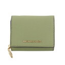 【P10倍 4/30 0時〜5/1 24時】マイケルコース 三つ折り財布 コンパクト財布 レディース グリーン MICHAEL KORS 32S4G8ED8L 378 LIGHT SAGE(4)