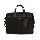 【P5倍 5/15 0時 〜 5/16 2時】プラダ ビジネスバッグ メンズ トライアングルロゴ ブラック PRADA 2VE015 V XOO 2DMH F0002 NERO(4)