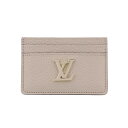 ルイヴィトン カードケース トリヨン ポルト カルト・カプシーヌ ベージュ LOUIS VUITTON M11458 ガレット ベージュ レディース