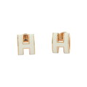 エルメス ピアス レディース ポップアッシュ ミニ MINI POP H ホワイト HERMES H608002FO BLANC/PGD