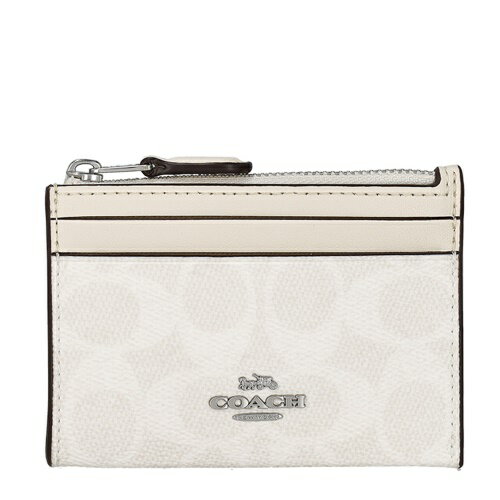 コーチ アウトレット コインケース カードケース レディース ミニ スキニー ID ケース・シグネチャー キャンバス ホワイト COACH OUTLET CW870 SVXU5 コーチ アウトレット コインケース カードケース レディース ミニ スキニー ID ケース・シグネチャー キャンバス ホワイト COACH OUTLET CW870 SVXU5