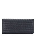 【P2倍 9/4 20時-9/7 24時】ボッテガヴェネタ 長財布 メンズ イントレチャート ネイビー BOTTEGA VENETA 120697 V47W1 8836