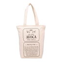 【P5倍 7/12 0時~7/13 24時】アヴォカ トートバッグ レディース ホワイト AVOCA ACT-001 002 Mill