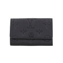 ルイヴィトン キーケース モノグラム シャドウ ミュルティクレ 6 ブラック LOUIS VUITTON M14825 ブラック