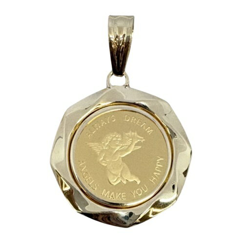 ペンダントトップ Pテンシ 2.5g K18/K24 コイン