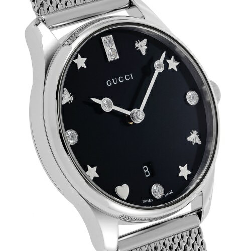 GUCCIグッチ腕時計レディースGタイムレスブラックパールYA1265001