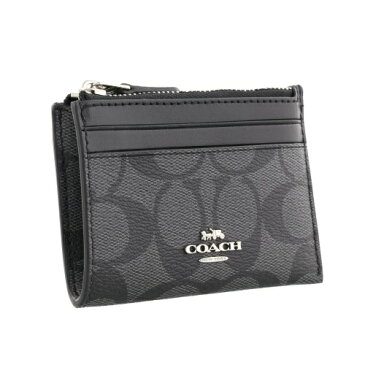 COACH OUTLET コーチ アウトレット コインケース レディース シグネチャー ブラック F88208 SVDK6