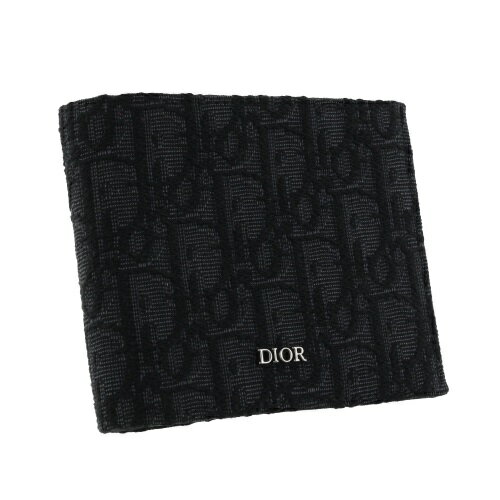 クリスチャンディオール Dior 二つ折り財布 メンズ 2OBBC027 YSE H03E ブラックマルチ