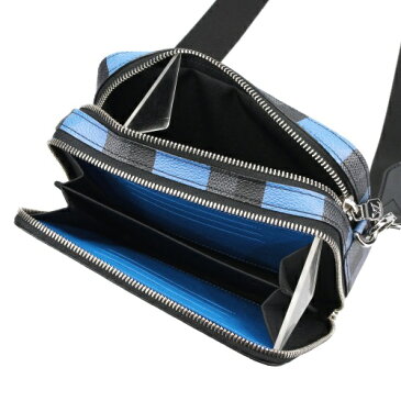 LOUIS VUITTON ルイヴィトン ショルダーバッグ メンズ ダミエ グラフィット ブルー N60414