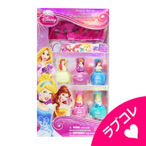 Disney Princess ディズニープリンセス ネイルセット ネイル 5個 爪みがき セパレーター マニキュア【メイクセット キッズ こども 子供 小学生 化粧品 メイクセット ネイル 女の子 プレゼント キッズコスメ 誕生日 クリスマス ハロウィン ギフト】