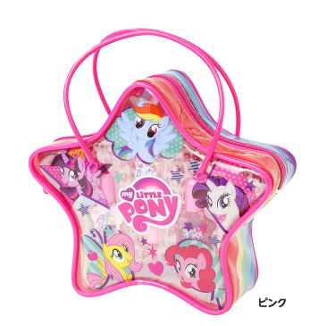 RACE レイス MY LITTLE PONY マイリトルポニー スターバッグメイクセット コスメセット ネイル リップグロス【メイクセット キッズ こども 子供 小学生 化粧品 メイクセット ネイル 女の子 プレゼント キッズコスメ 誕生日 クリスマス ハロウィン ギフト】