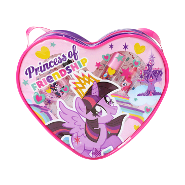マイリトルポニー ハートバッグメイクセット コスメセット チーク リップ MY LITTLE PONY 【キッズコスメ メイクセット こども メイクセット 子供 化粧 子供用化粧品 子供用 ネイル キッズ用 ネイル 女の子 プレゼント 誕生日 クリスマス ハロウィン ギフト】