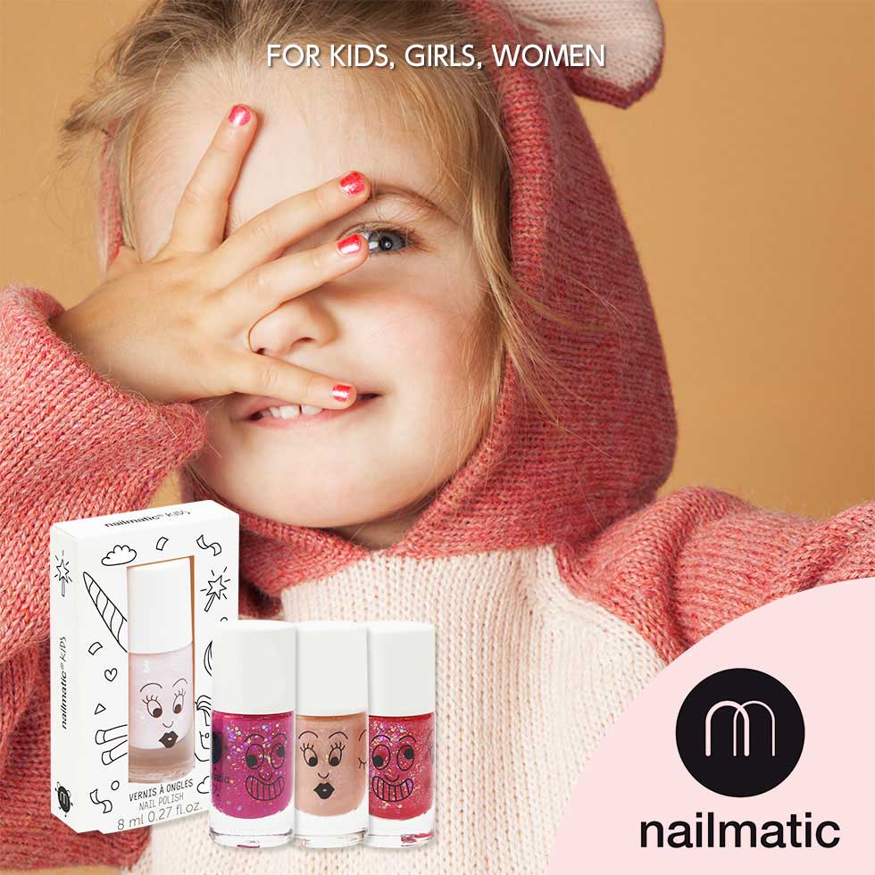 nailmatic ネイルマティック 子供 キッズ ネイル マニキュア【グリッタータイプ】【 おもちゃ キッズコスメ キッズメイク メイクセット キッズ こども 子供 メイクセット 女の子 プレゼント 誕生日 クリスマス 子供 化粧 】