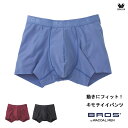 ワコールメンズ下着 ブロス キモチイイパンツ ボクサーパンツ SML LL 3L 前閉じ 紳士用 男性用 トランクス フィットパンツ BROS 男性下着 ギフト プレゼント