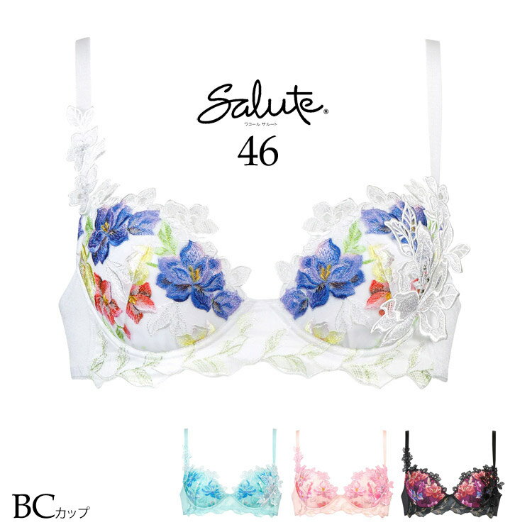 30％OFF ワコール サルート 46 プッシュアップ ブラジャー BCカップ 谷間 マダガスカル P-UP slt46-p wacoal salute