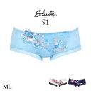 30%OFF ワコール サルート 91 ショーツ 浅め ボーイレングス セール ML 単品 レディース BTJ491 セット(4)