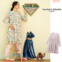 ツモリチサト ワンピース パジャマ 綿100％ エジプト ML ブランド かわいい 長袖 前開き 2024春夏 tsumori chisato SLEEP