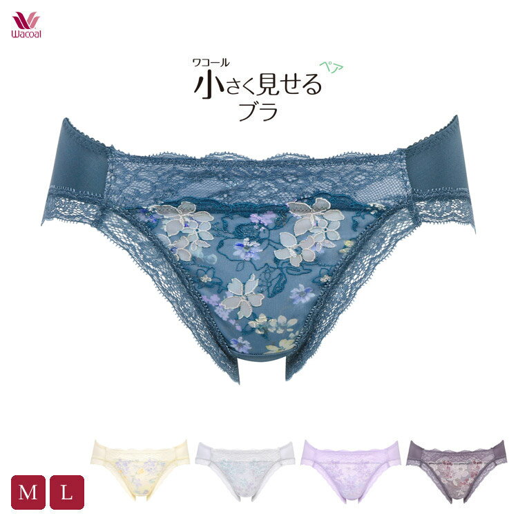 ワコール 小さく見せるブラ ペア スタンダードショーツ ML wacoal underwear panties