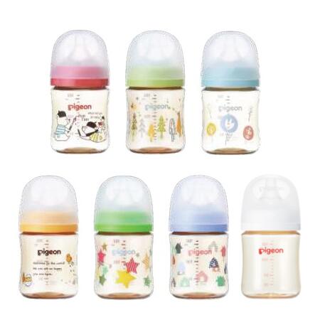 ピジョン 母乳実感 哺乳びん プラスチック製 160ml 1個 Bird/Star/House/Bear/Tree/Flower 乳首 SSサイズ 3代目 広口タイプ 哺乳瓶 拒否 pigeon 在庫有時あす楽 B倉庫 送料無料 一部除く 