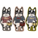 軽くてかわいい猫のフェルトブローチ アニマル・モード パウロ グレー/ベージュ/カーキ 刺繍 相良刺繍 くすぐる 猫 ねこ ネコ 犬 クスグル ジャパン Kus...