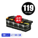 楽天彩天地LC119BK（LC113BKの大容量）ブラック お得な4個セット 宅配便 送料無料 ブラザー用 互換 インク あす楽 対応 （LC119 LC115 LC113 LC113BK LC119/115-4PK LC113-4PK MFC-J6973CDW LC 119 MFC-J6970CDW MFC-J6573CDW MFC-J6770CDW MFC-J6570CDW MFC-J6975CDW MFCJ6973CDW）