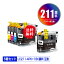 LC211-4PK + LC211BK  5ĥå ᡼ ̵ ֥饶 ߴ  (LC211 LC211C LC211M LC211Y DCP-J567N LC 211 DCP-J562N MFC-J907DN DCP-J963N DCP-J968N MFC-J837DN MFC-J737DN DCP-J767N MFC-J737DWN MFC-J997DN MFC-J730DN)