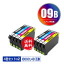 IB09CL4B (IB09Aの大容量) お得な4色セット×2 メール便 送料無料 エプソン用 互換 インク (IB09 IB09A IB09B IB09CL4A IB09KB IB09CB IB09MB IB09YB IB09KA IB09CA IB09MA IB09YA IB 09 PX-S730 PX-M730F PXS730 PXM730F)