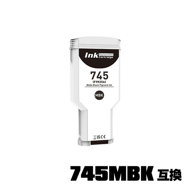 乐天商城 - HP745マットブラック(F9K05A) 顔料 大容量 単品 ヒューレット・パッカード 互換インク インクカートリッジ メール便不可 (HP745 HP745MBK HP 745 HP DesignJet Z2600PS HP DesignJet Z5600PS HP DesignJet Z2600 PS HP DesignJet Z5600 PS)