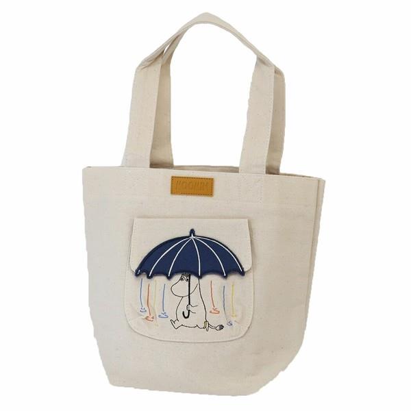 ムーミン ランチバッグ ランチトート ミニバッグ 手さげバッグ ミニトート 雨と傘