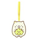 すみっコぐらし めくれるネームホルダー キーホルダー ねこ