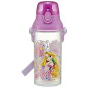 ラプンツェル 水筒 マグボトル 480ml 食洗機対応 直飲み プラ製 ワンタッチ クリアボトル 子供 子ども キッズ ディズニー キャラクター スケーター(3)