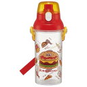 バーガーコンクス 水筒 480ml 直飲みプラ製ワンタッチクリアボトル 食洗機対応 フレンズ 子供 子ども キッズ キャラクター スケーター(3)