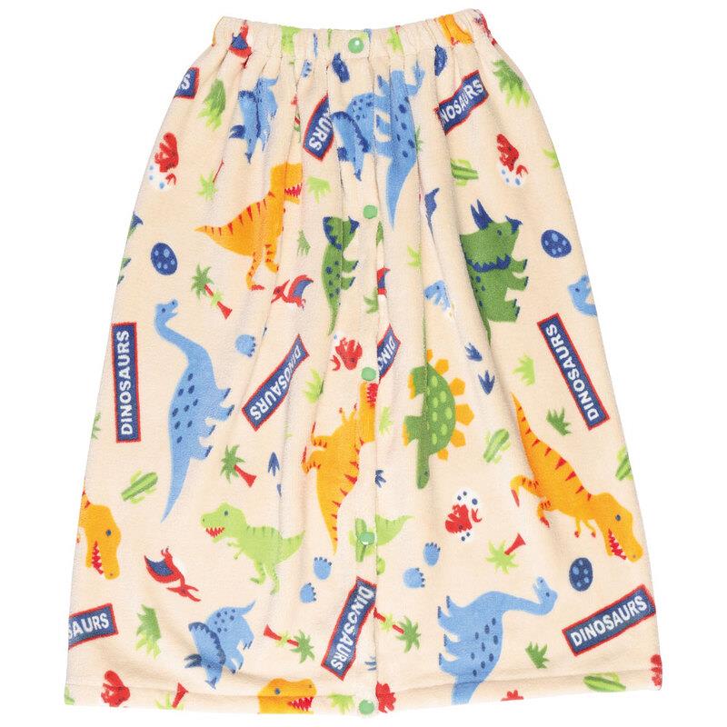 ディノサウルス 吸水速乾 巻きタオル マイクロファイバー お風呂 スイミング 子供 キッズ キャラクター..