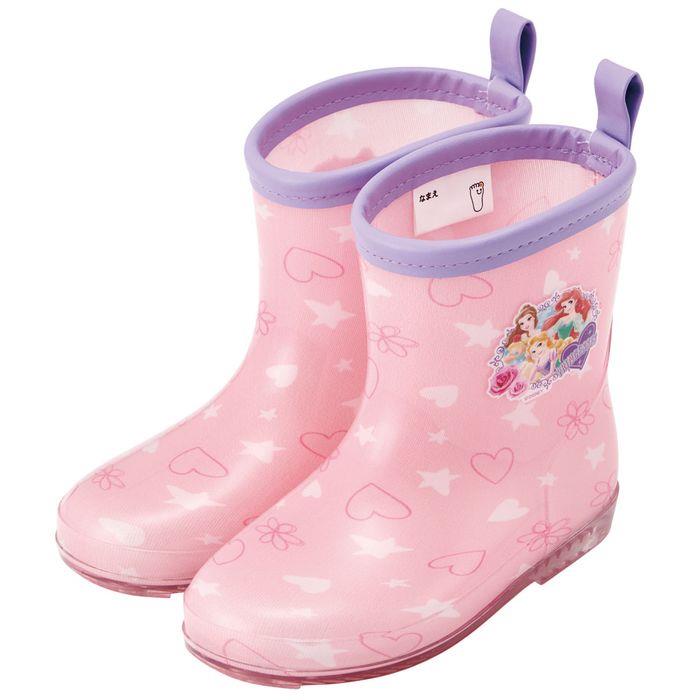 プリンセス 長靴 16cm レインブーツ レインシューズ 子供 子ども キッズ キャラクター ディズニー スケ..