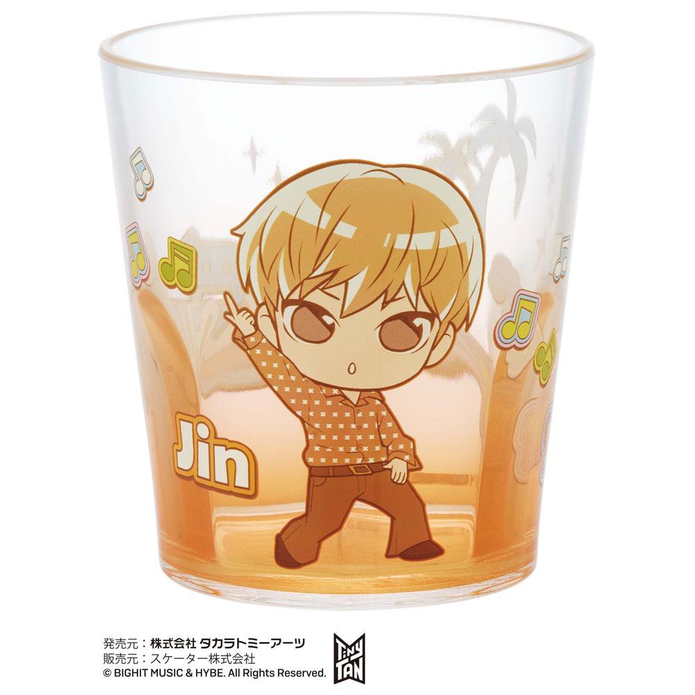 アクリル コップ 280ml カップ TinyTAN Jin スケーター