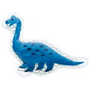 DINOSAURS ビーズ保冷剤 ブラキオサウルス スケーター