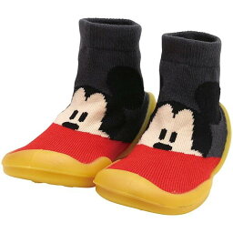 ミッキーマウスソックスシューズ M 12.6cm ベビー ファースト シューズ 靴 赤ちゃん ディズニー Disney 子供 子ども キッズ キャラクター スケーター