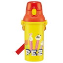 ペッツ 水筒 480ml ワンタッチボトル 抗菌 食洗機対応 直飲み プラ PEZ 子供 こども 子ども キャラクター スケーター(3)