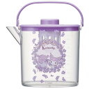 クロミ 茶漉し付冷茶ポット 冷水筒 熱湯OK 1.2L ピッチャー フラワーリース スケーター(3)