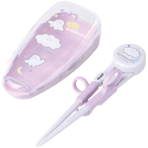 シナぷしゅ デラックストレーニング箸 ケース付 右利き用 子供 子ども キッズ キャラクター スケーター