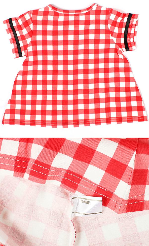 ハローキティ Tシャツ チェックレッド 子供 キッズ 110cm - 2