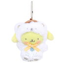 ポムポムプリン マスコットホルダー ミニぬいぐるみ ふわふわスノーデザイン サンリオ sanrio キャラクター