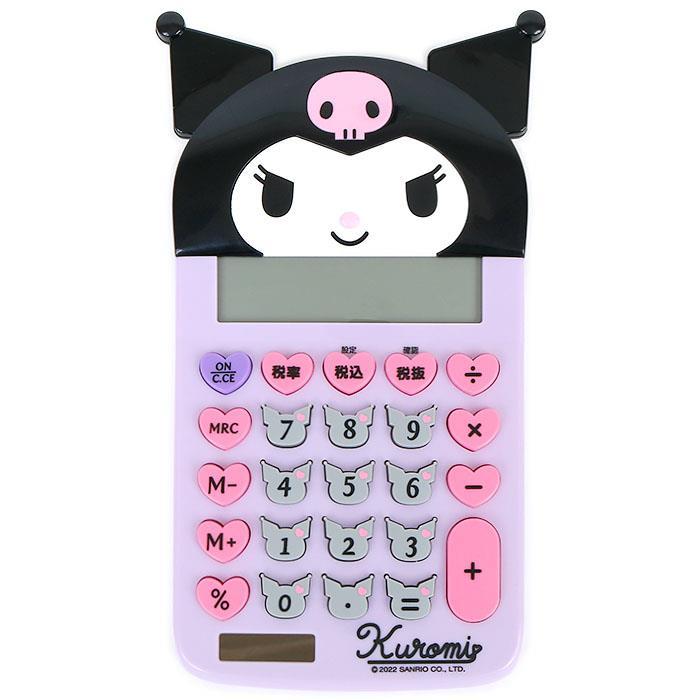 クロミ 電卓 フェイス形キー電卓 12桁表示 サンリオ sanrio キャラクター